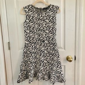 Kidpik black and white dress